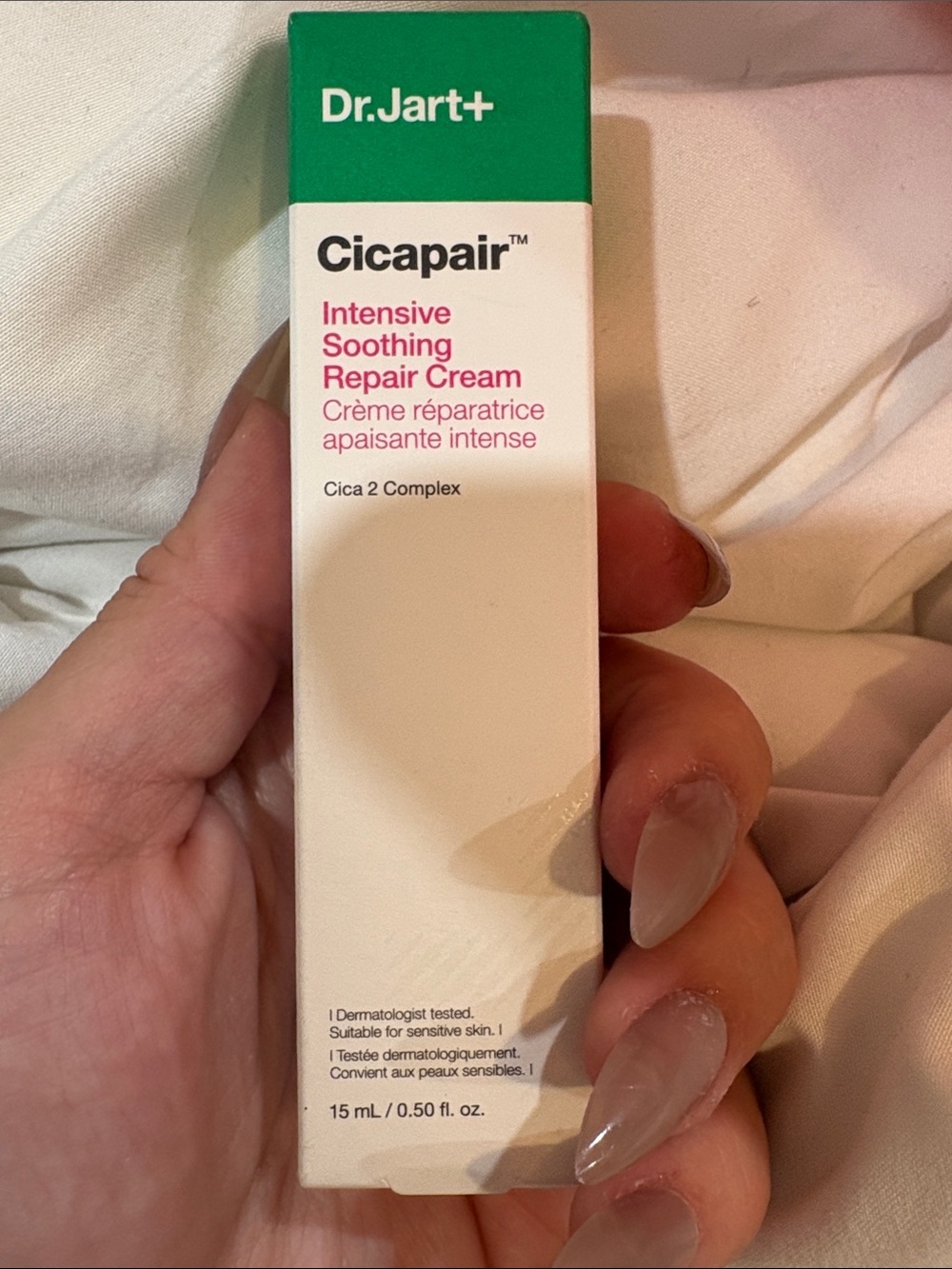 Cicapair Intensive Soothing Repair Cream Travel Size 15mL BNIB